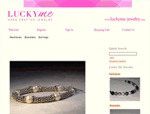 Tablet Screenshot of luckyme-jewelry.com